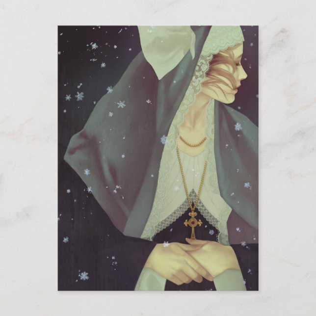 'First Snow' Postcard (Front)