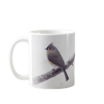 First Snow - Tufted Titmouse Birds