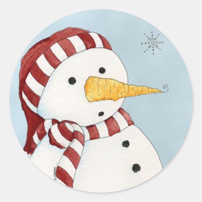 First Snowflake Sticker (Front)