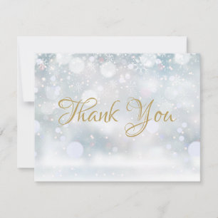 First Snowflakes Business Thank You