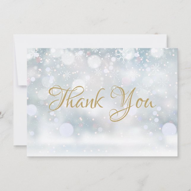 First Snowflakes Thank You (Front)