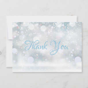 First Snowflakes Winter Script Thank You