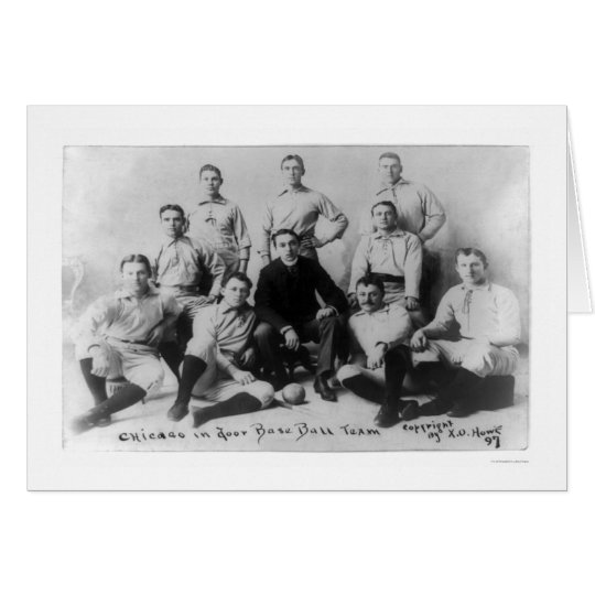 First Softball Team 1897 Card