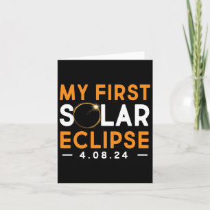 First Solar Eclipse Shirt Boys Girls 2024 Solar Ec Card