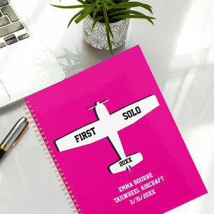 First Solo Simple Airplane, Personalized Photo Planner