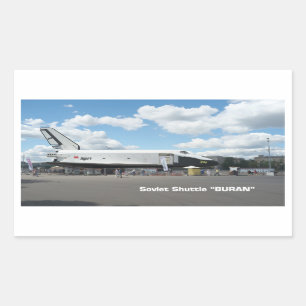 First Soviet shuttle Buran Sticker