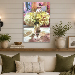 First Spring Flowers Daffodils Tulips PCM1 Canvas Print