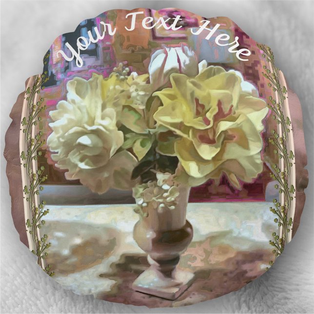 First Spring Flowers PCM1 Round Pillow (Creator Uploaded)