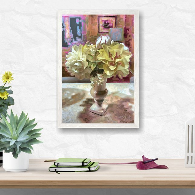 First Spring Flowers Yellow Daffodils Tulips PCM1  Poster (Creator Uploaded)