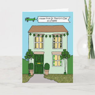 First St. Patrick's Day as a Family Card