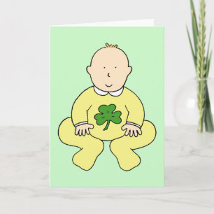 First St Patrick's Day for a Baby Card