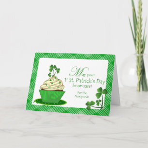 First St. Patrick's Day for Newlyweds Card