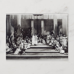 First stage performance in England "Semele" Postcard