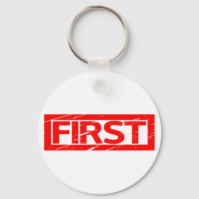 First Stamp Keychain (Front)