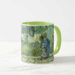 First Steps, after Millet by Vincent Van Gogh Mug<br><div class="desc">In fall and winter 1889–90, while a voluntary patient at the asylum in Saint-Rémy, Van Gogh painted twenty-one copies after Millet, an artist he greatly admired. He considered his copies "translations" akin to a musician's interpretation of a composer's work. Customize it with your own details. For further customization, please click...</div>