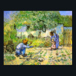 First Steps (after Millet) Van Gogh Fine Art Poster<br><div class="desc">First Steps (after Millet), Vincent van Gogh, Saint-Rémy January 1890. Oil on canvas, 72.4 x 91.2 cm. New York, Metropolitan Museum of Art. F 668, JH 1883 Vincent Willem van Gogh (30 March 1853 – 29 July 1890) was a Dutch Post-Impressionist artist. Some of his paintings are now among the...</div>