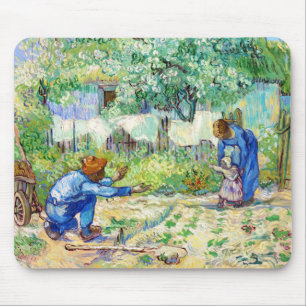 First Steps (after Millet) Vincent van Gogh art Mouse Pad