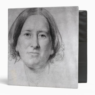 First Study for the Portrait of George Eliot Binder