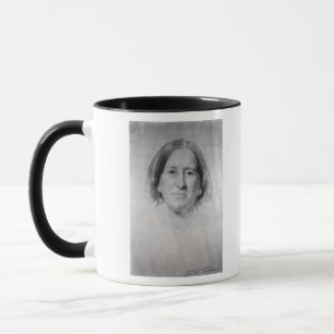 First Study for the Portrait of George Eliot Mug