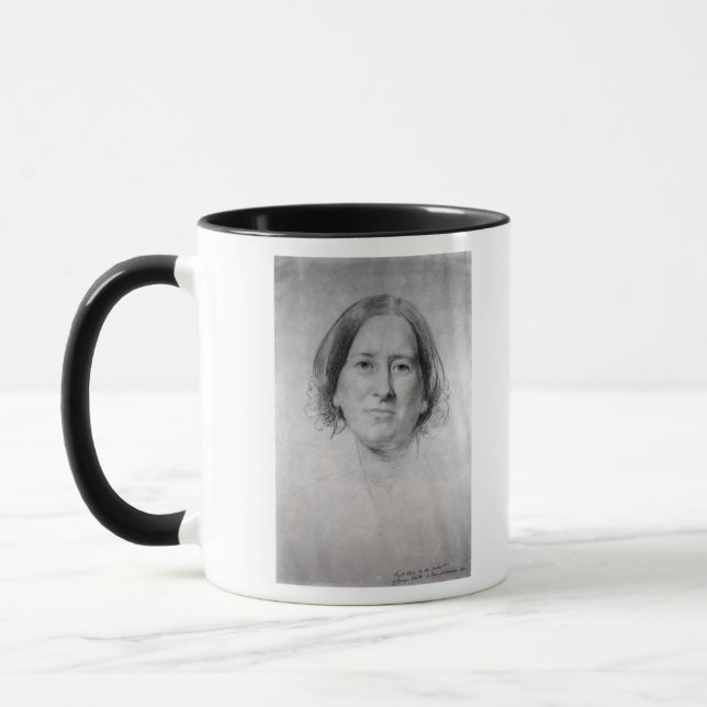 First Study for the Portrait of George Eliot Mug (Left)