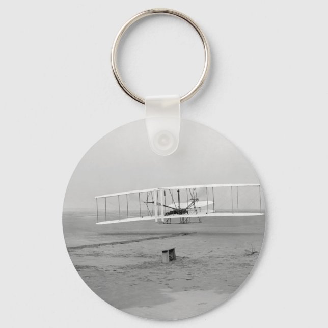 First Successful Flight of the Wright Flyer Keychain (Front)