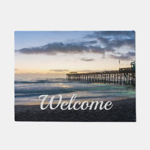 First Sunrise At Cocoa Doormat