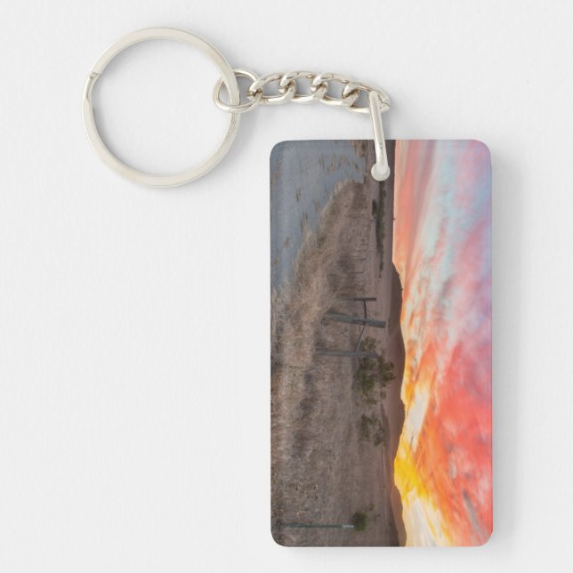 First Sunset of the Day Keychain (Front)