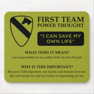 First Team Power Thought Mouse Pad