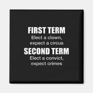First Term Elect A Clown, Expect A Circus Second T Magnet