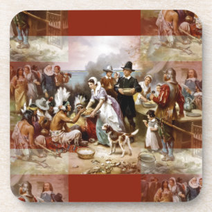 first thanksgiving coaster