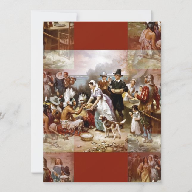 first thanksgiving holiday card (Front)