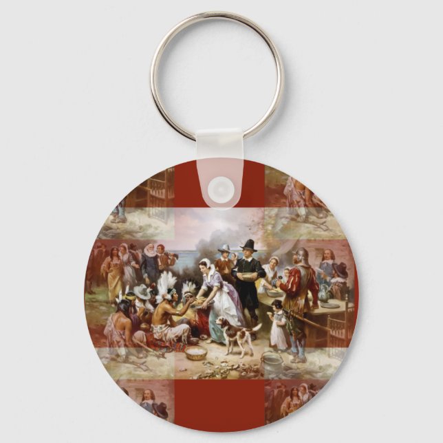 first thanksgiving keychain (Front)