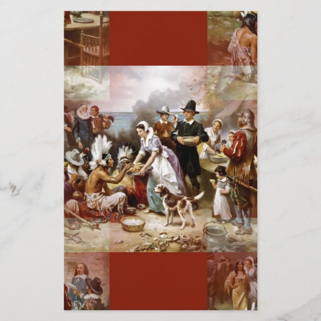 first thanksgiving stationery (Front)
