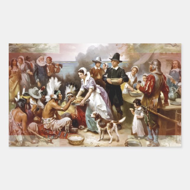 first thanksgiving sticker (Front)