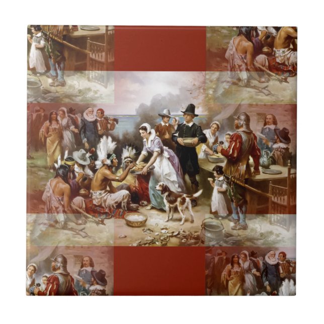 first thanksgiving tile (Front)