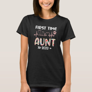First Time Aunt 2022 Funny New Mom Promoted To Aun T-Shirt