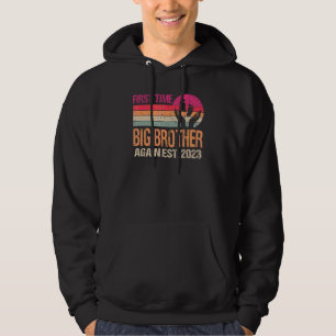 First Time Big Brother Again 2023 Vintage Hoodie