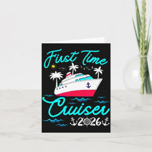 First Time Cruiser 2026 1st Cruise Vacation Family Card