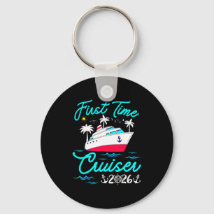 First Time Cruiser 2026 1st Cruise Vacation Family Keychain