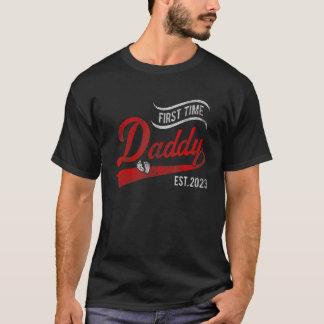 First Time Dad 2023 Father s Day Promoted Daddy Me T-Shirt