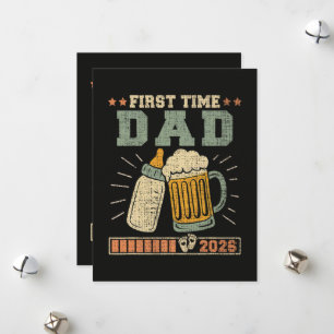 First Time Dad 2026 Expecting Baby Funny Holiday Card