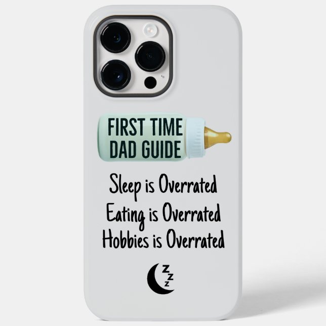 First Time Dad Guide phone case (Back)