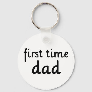 First Time Dad Keychain