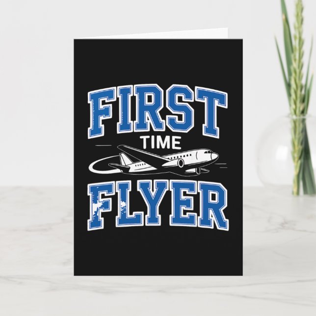 First Time Flyer First Time Flying  Card (Front)