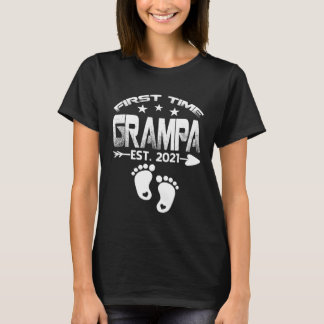 First Time Grampa 2021 New Grampa to be Baby T-Shirt
