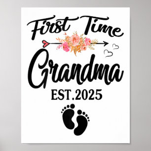 First Time Grandma 2025 Mothers Day Promoted To Gr Poster