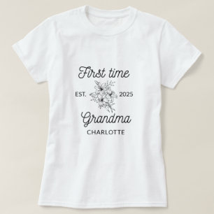 first time grandma grandmother Mothers Day Gift T-Shirt