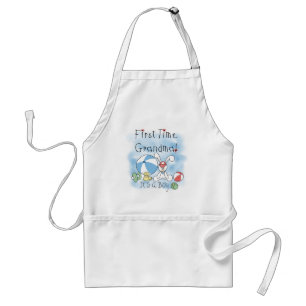 First Time Grandma of Boy Tshirts and Gifts Standard Apron