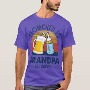 First Time Grandpa Promoted To Grandpa 2023 Father T-Shirt