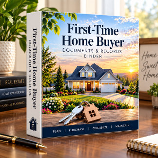 First Time Home Buyer Documents & Records Binder